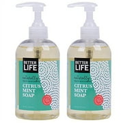 Better Life Hand and Body Soap, Citrus Mint, 12 Ounces (Pack of 2)