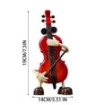 thumbnail image 3 of European Style Musical Instrument Swing Ornament for Holiday Desktop Birthday Room Couple Decoration, 3 of 6
