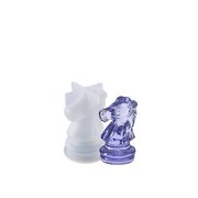 Teblacker Diy Chess Piece Crystal Epoxy Resin Mold Queen King Three-Dimensional Chess Piece Silicone Mold(M6)