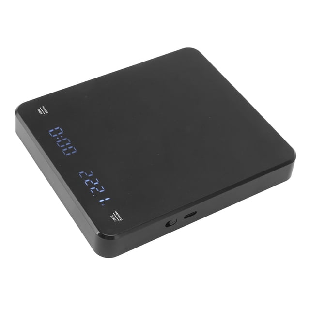 Báscula De Café Hecha A Mano, Báscula De Café Pequeña Pantalla Digital LED Recargable Limpieza Automática De Cero Para Cocina