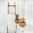 thumbnail image 3 of Esterno Kokedama Hanging Planters (Set of 3, 5.5in Diameter); Japanese Moss Ball Plant Holder for Ferns, Succulents, Orchids Etc, 3 of 7