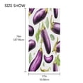 thumbnail image 4 of Eggplants Beach Towel Oversized Sandproof Absorbent Quick Dry Towels Adult for Travel Vacation Essentials, 4 of 7
