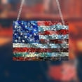thumbnail image 6 of Kbndieu 4th of July Patriotic Ornament, Memorial Day Tree Decorations Independence Day Red White Blue Acrylic Ornaments for Tree Home Wreath Patriotic Decor, 6 of 7