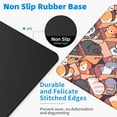 thumbnail image 4 of Cute Cartoon Cat Large Mouse Pad, Kawaii Desk Mat Anime Gaming Mouse Pad Large 31.5x11.8in,Extended Big Computer Keyboard Mouse Mat Desk Pad,Non-Slip Base Mousepad with Stitched Edges for Home Office, 4 of 6
