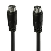 Apooke 3/1.5/1/0.5m S-video Cable Male to Male 10Pin Mini DIN Computer Connector TV Cable For Projector VCR DVD Nickel Plated