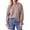 32# Light Brown, variant on Womens Crew Neck Sweatshirt, Bell Sleeve Flared Cuff Loose Fit Pullover Top, Soft Casual Solid Color Shirt for Fall Daily Wear Light Brown M
