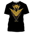 thumbnail image 2 of Camisetas con estampado 3D de Anime para hombres y mujeres, ropa de calle de Saint Seiya, cuello redondo, Tops Harajuku de gran tamaño, ropa para niños, Verano Qiuyongming unisex, 2 of 2