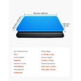 thumbnail image 3 of Breathable Cooling Gel Seat Cushion for Office & Car - Relieves Hip & Back Pain, Comfortable Chair Mat, 3 of 11
