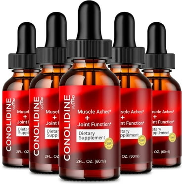 Conolidine Drops Advance Blood Formula Support Supplement (5 Pack)