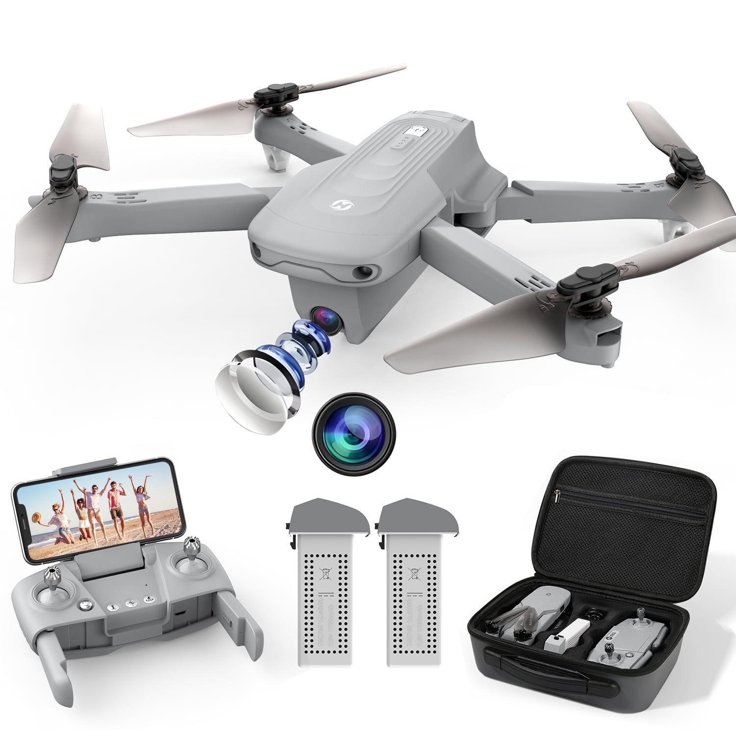 Holy Stone HS110D Drone with 1080P Camera, WiFi RC Quadcopter