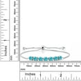 thumbnail image 2 of Gem Stone King Round Swiss Blue Topaz (3.50 Ct) in 925 Sterling Silver Bracelet for Women, 2 of 3