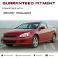 thumbnail image 3 of Direct Fit Chrome Amber Headlight Assembly Pair - Compatible with 2003-2007 Honda Accord Sedan/Coupe Models (2DR/4DR), 3 of 6