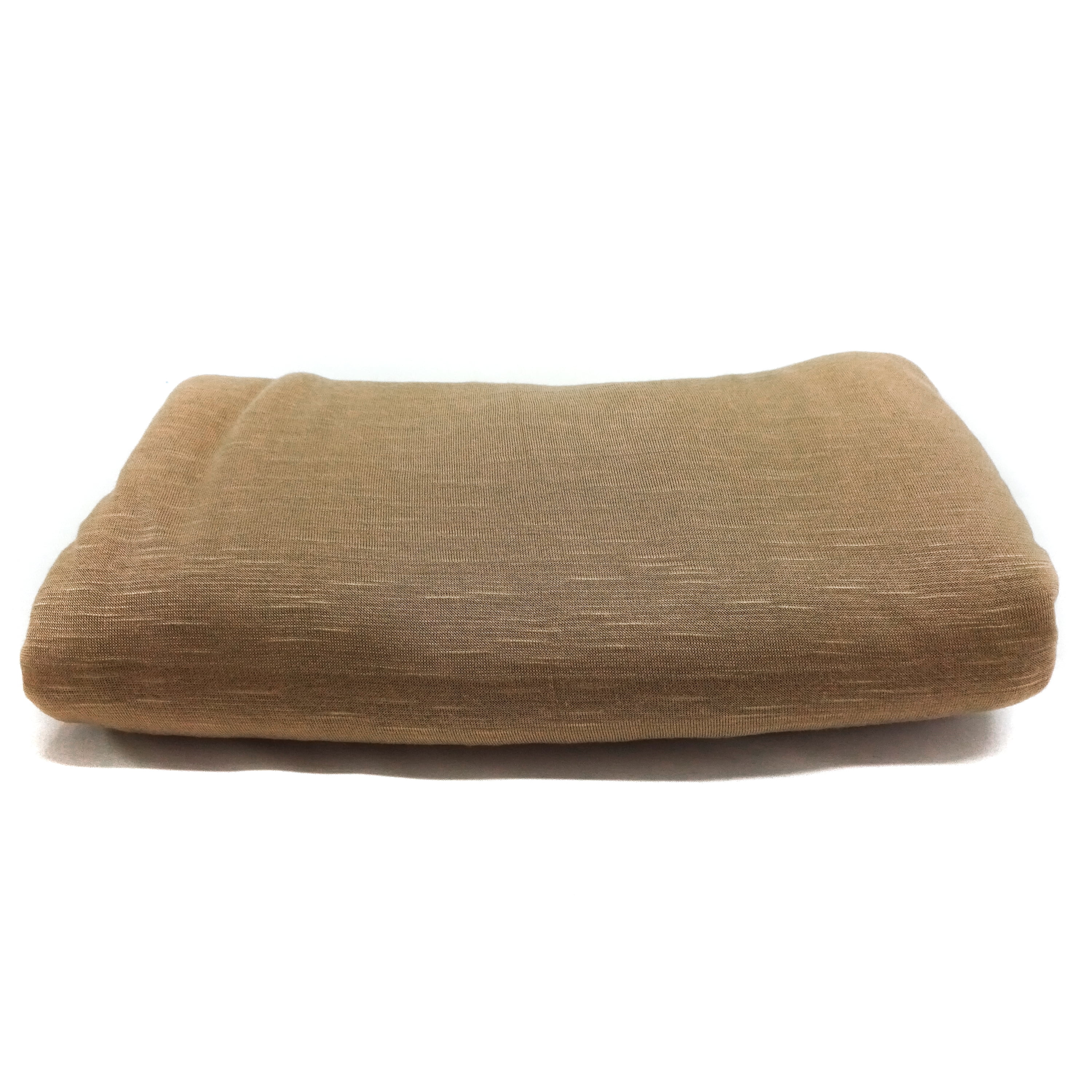 Shason Textile 60" x 3 yd Jersey Rayon Classic Sew Slub Craft Fabric, Taupe