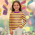 thumbnail image 2 of HIPYLO Top Christmas Gifts 2025 for Kids Teenage Girl Tops Girls Dance Tops Yellow Shirts Cute Shirts for Teen Girls Soccer Clothes for Girls Size, Yellow 14-15 Years, 2 of 4