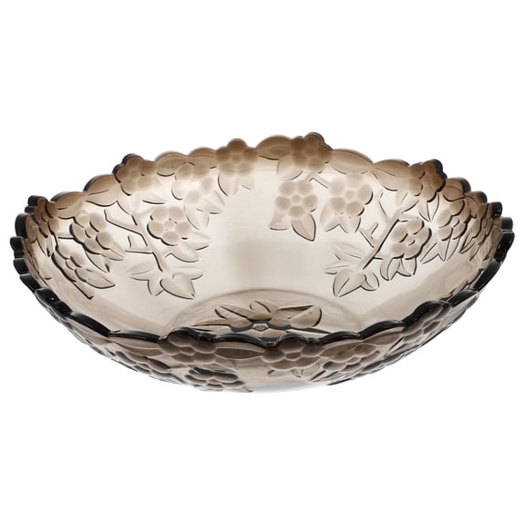 ibasenice Elegant Transparent Serving Tray 1Pc PS Decorative Tray for Home, Parties, and Special Occasions