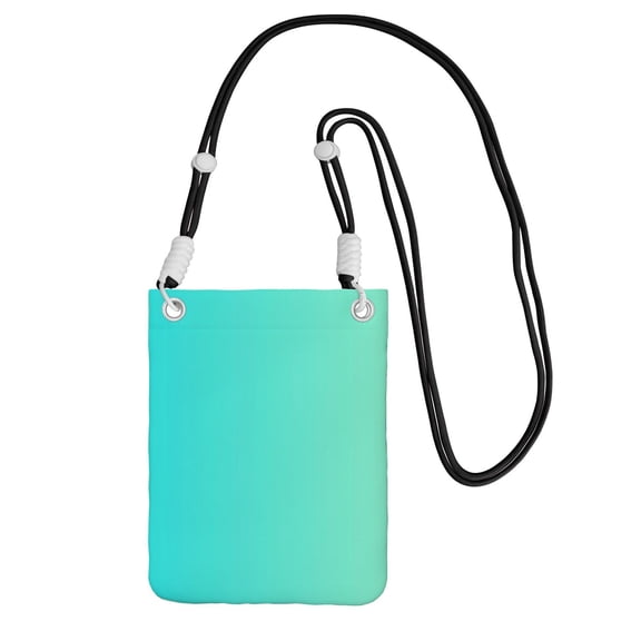 Small Crossbody Purse Women Carry Cell Phone Bag Mini Shoulder Purse Wallet Smart Phone Wallet Turquoise Gradient