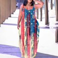 thumbnail image 1 of Baikeli Robes en Solde pour Femmes Mode Féminine Robe Pull Imprimée Sans Manches Col Rond Robes d'Été pour Femmes, 1 of 7