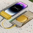 thumbnail image 1 of Sleek And Portable Transparent Capsule Power Bank With Built-in Cable 22W PD Fast Charging Technology And 5000mAh High Capacity, 1 of 7