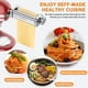 thumbnail image 2 of InnoMoon - Juego de 3 accesorios para máquina de pasta KitchenAid que incluye rodillo de hoja de pasta, espaguetis, cortadores de fettuccine, accesorios de acero inoxidable para KitchenAid, 2 of 5