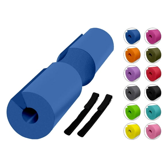Cojin Protector Barra, Almohadilla de barra, Azul MDFitness Squat Hip Thrust Barbell Pad MDFitness Olimpico o Universal