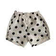 thumbnail image 5 of Mitankcoo Cotton Shorts for Toddler Girls Polka Dot Print Elastic Waist Short Pants Summer Daily Casual, 5 of 5