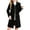 Black-1, variant on Pea Coats For Women Elegant 2025 Single Breasted Mid Length Wool Coat Long Sleeve Lapel Collar Overcoat Winter