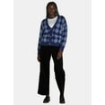thumbnail image 2 of 99 Jane Street Women's V-Neck Cardigan Sweater with Long Sleeves, Midweight, Sizes XS-XL, 2 of 5