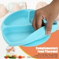 thumbnail image 2 of Assiettes de Ventouse, Assiettes de Silicone Divisées pour Tout-Petits Set de Table Alimentaire Complémentaire Assiettes Divisées pour Tout-Petits Design Exquis, 2 of 8