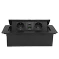 thumbnail image 1 of Power Strip Empotrada, 16A 4000W Desktop Outlet Box 2 PRONG OUTLETS para Compras en Compras, 1 of 7