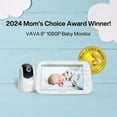 thumbnail image 4 of VAVA 8" 1080P HD Video Baby Monitor Split View, Night Vision, Zoom/Pan/Tilt, & 2-Way Audio, White, 4 of 9