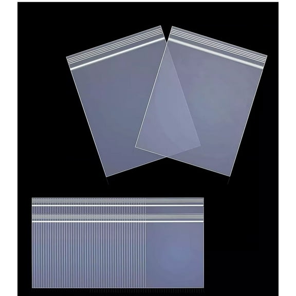 3"x3" , 100/pk Clear Reclosable Plastic 2-Mil Ziplock Bags Poly Jewelry Zipper Baggies