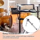 thumbnail image 5 of Eigraketly Soporte de tambor Soporte de repuesto Componentes de soporte Componente de instrumento de percusión Soportes fijos de metal Accesorio para Accesorios para instrumentos musicales Eigraketly OD026223-00, 5 of 6