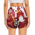 thumbnail image 2 of Lsque Truck With Gnomes Printed Women's Running Shorts with Liner Pockets,Elastic Quick Dry Workout Athletic Gym Yoga Shorts,Womens High Waist Shorts-XX-Large, 2 of 9