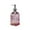 Pink-970, variant on Vertical Stripe Glass Soap Dispenser, Press Type Liquid Bottle, Refillable Pump for Shower Gel or Shampoo, 350ml Capacity, Blue,Vsgery