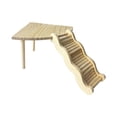 thumbnail image 1 of 2 piezas de plataforma de escalada para hámster, plataforma para mascotas, escalera decorativa, accesorio para jaula mesa y escalera en L, 1 of 6