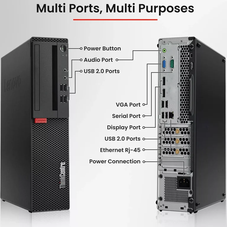 【高スペック】Lenovo TS Core i7-6700 RAM 32GB Restored Lenovo ThinkCentre Desktop PC, Intel Core i7-6700, 32GB