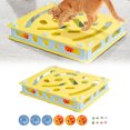 thumbnail image 1 of Interactive Cat Enrichment Toy for Indoor Brain Training with Maze Digging Game and Intelligent Sensory Play Features, 1 of 5