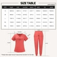 thumbnail image 5 of VIAOLI Scrubs for Women Set – Stretchy Scrubs top & Scrub Pants for Women Nurse Uniform, Multiple Colors, S–XXL, 5 of 6