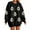 Black, variant on TTUHYWXI Halloween Sweatshirts Women Colorful Sequin Ghost Graphic Pullover Shirt Halloween Witch Crewneck Sweater (Beige, S)