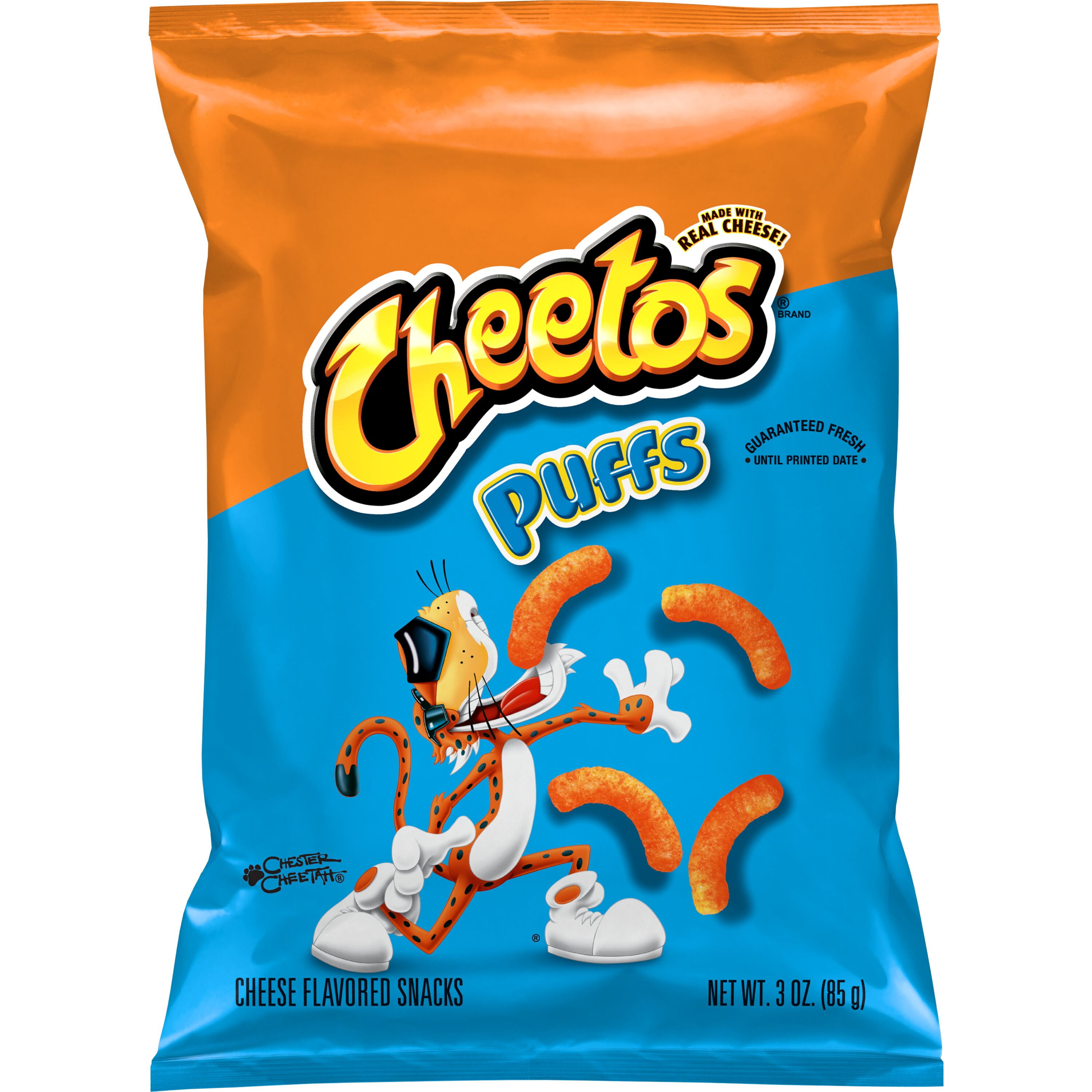 Cheetos Puffs Cheese Flavored Snacks, 3 oz Bag - Walmart.com.