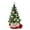 E, variant on Red Xmas Ornaments, Resin Christmas Tree Tabletop Decoration With Lights - 11 Inch For Home Office And Holiday Decorations