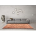 thumbnail image 3 of Ahgly Company Indoor Square Persian Brown Bohemian Area Rugs, 3' Square, 3 of 4