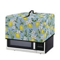 thumbnail image 2 of FOR U DESIGNS Lemon Flower Print Microwave Oven Cover Stain Resistant Toaster Oven Covers Case Dust-Proof Microwave Dust Covers Cloth Machine Protector Decorative-S, 2 of 8