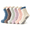 Pink#2, variant on TRANSLINK 8 Packs Womens Ankle Fuzzy Crew Socks Non Slip Warm Cozy Winter Slipper Socks Gift Size 5-9