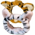 thumbnail image 6 of OUNONA 2-Pack Cute Tiger Plush Hairbands Elastic Stretch Headbands for Face Wash Spa and Daily Use, 6 of 7
