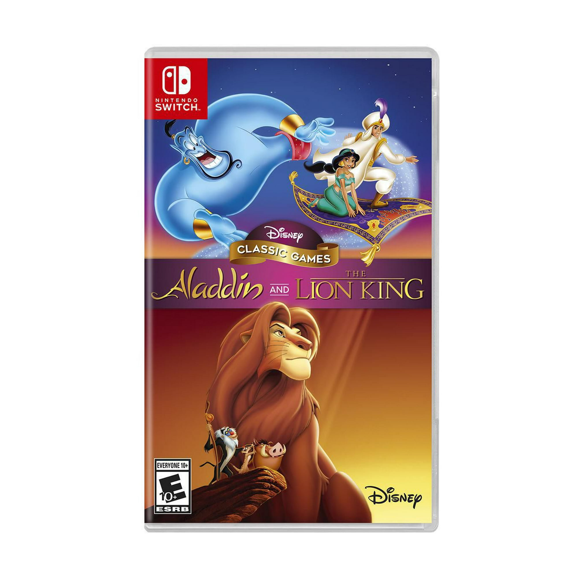 Disney Classic Games Aladdin and The Lion King Nintendo Switch Walmart