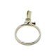 thumbnail image 1 of Bedrock Jewelry Colgante de plata de ley maciza con forma de bisel (dólar plateado), 1 of 1