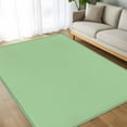 thumbnail image 4 of Light Green 8x10 Area Rugs, Farmhouse Solid Green Color Modern Art Non-Skid Rubber Backing Large Rectangle Rugs - Living Room Bedroom Home Office, Indoor Floor Mat Carpets Washable Rug, 4 of 9