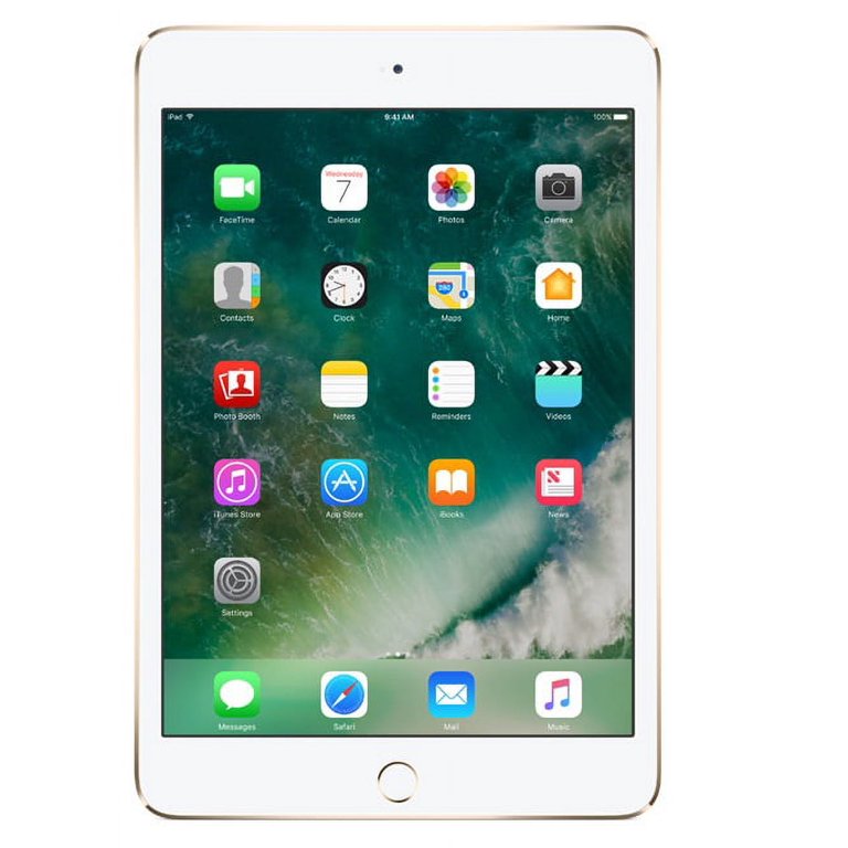 Restored Apple iPad mini 4 Wi-Fi 32GB, Gold (Refurbished