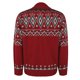 thumbnail image 4 of Suéter de punto superior para mujer, traje de vacaciones con cuello redondo y patrón a cuadros de diamantes informales FLhrweasw Nuevo, 4 of 9